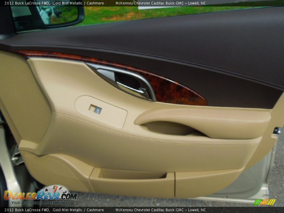 2012 Buick LaCrosse FWD Gold Mist Metallic / Cashmere Photo #22