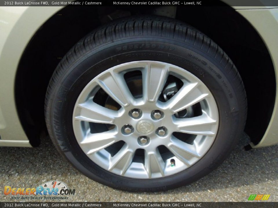 2012 Buick LaCrosse FWD Gold Mist Metallic / Cashmere Photo #23
