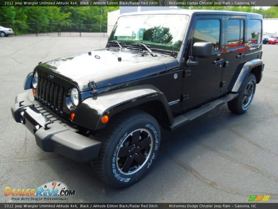 Black 2012 Jeep Wrangler Unlimited Altitude 4x4 Photo #2