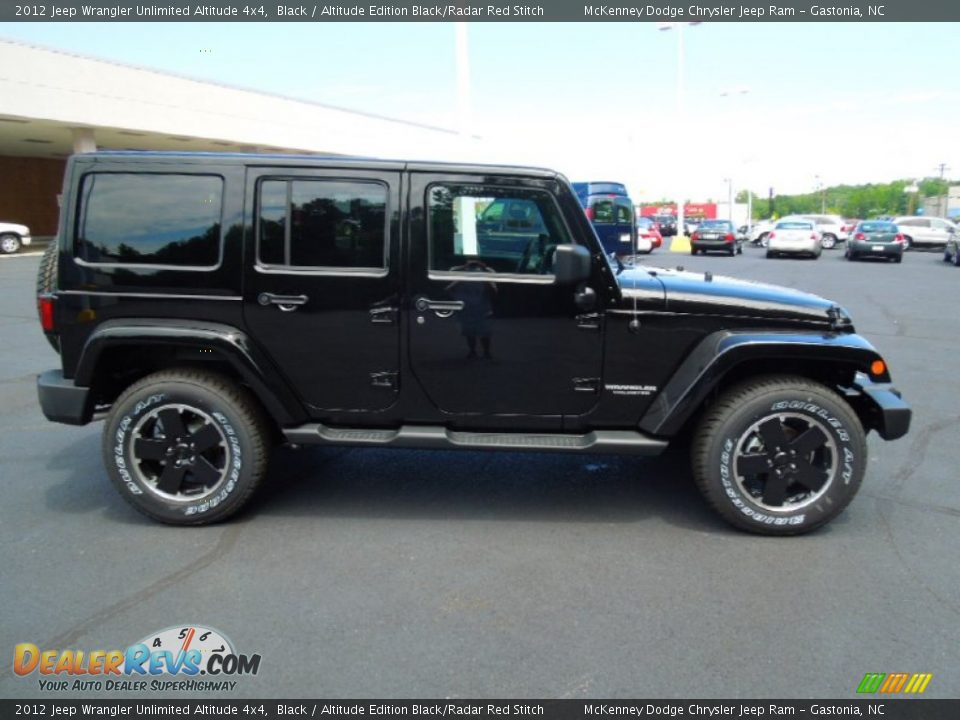 Black 2012 Jeep Wrangler Unlimited Altitude 4x4 Photo #4