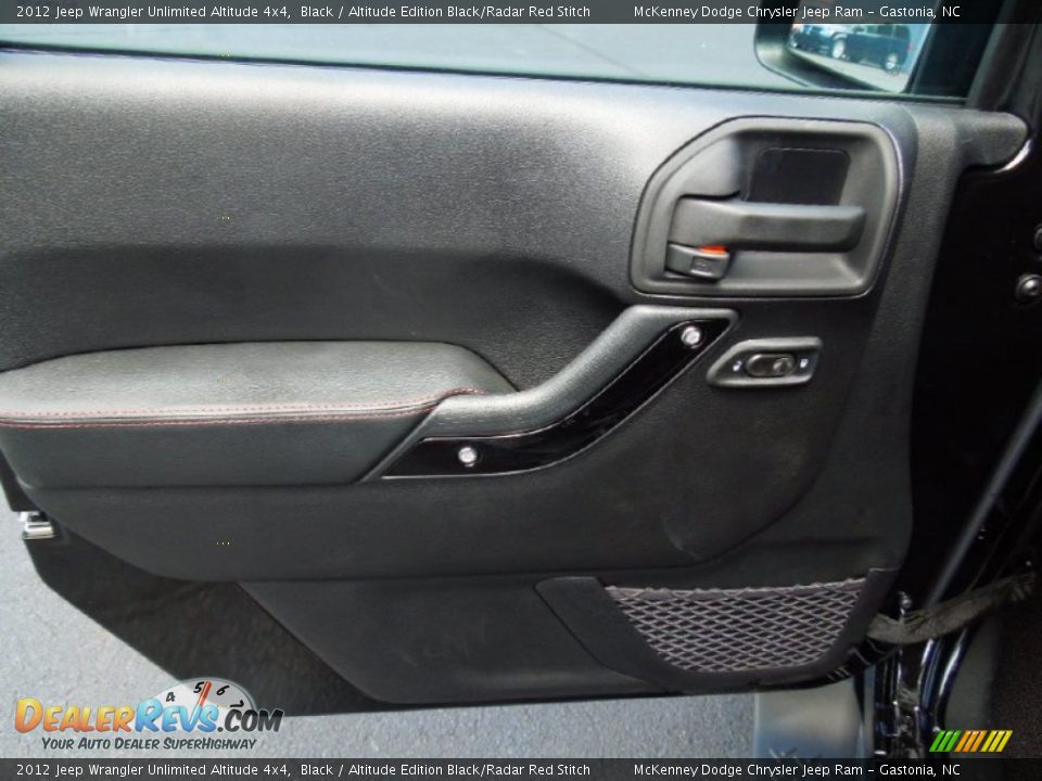 Door Panel of 2012 Jeep Wrangler Unlimited Altitude 4x4 Photo #10