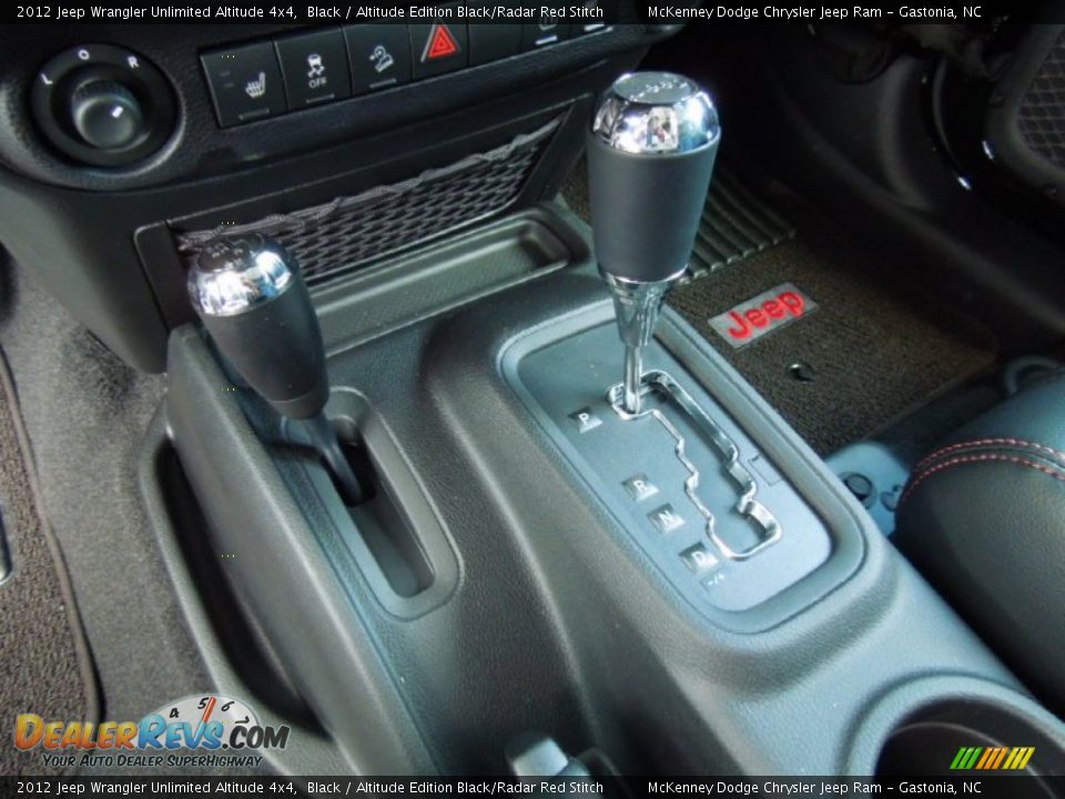 2012 Jeep Wrangler Unlimited Altitude 4x4 Shifter Photo #11