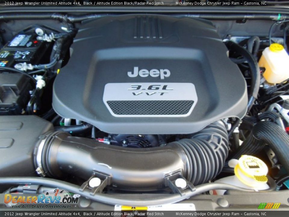 2012 Jeep Wrangler Unlimited Altitude 4x4 3.6 Liter DOHC 24-Valve VVT Pentastar V6 Engine Photo #25