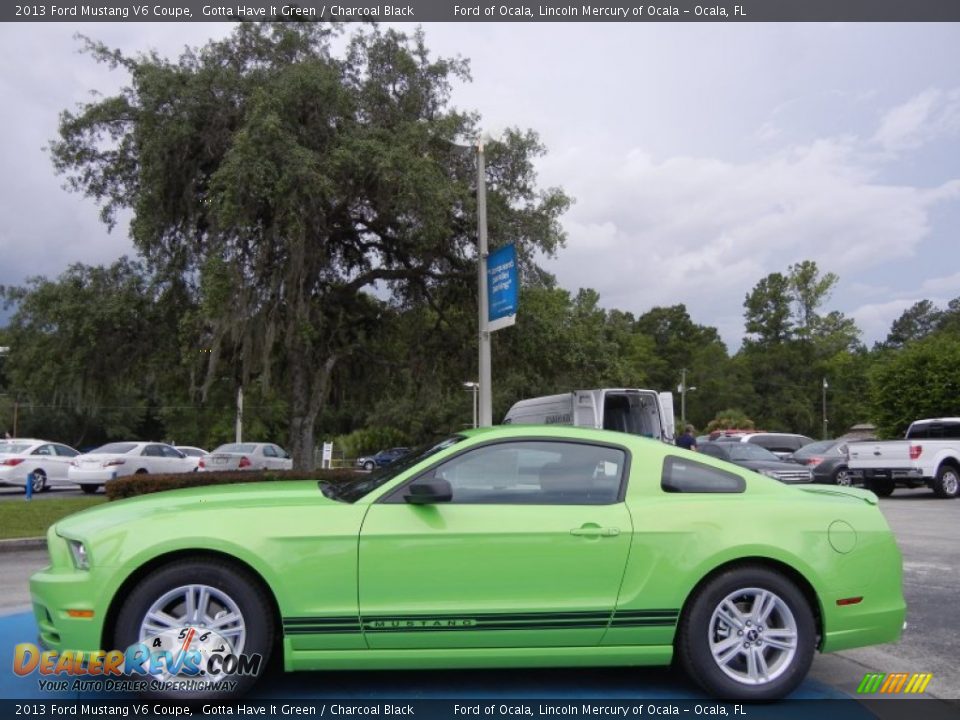 Gotta Have It Green 2013 Ford Mustang V6 Coupe Photo #2