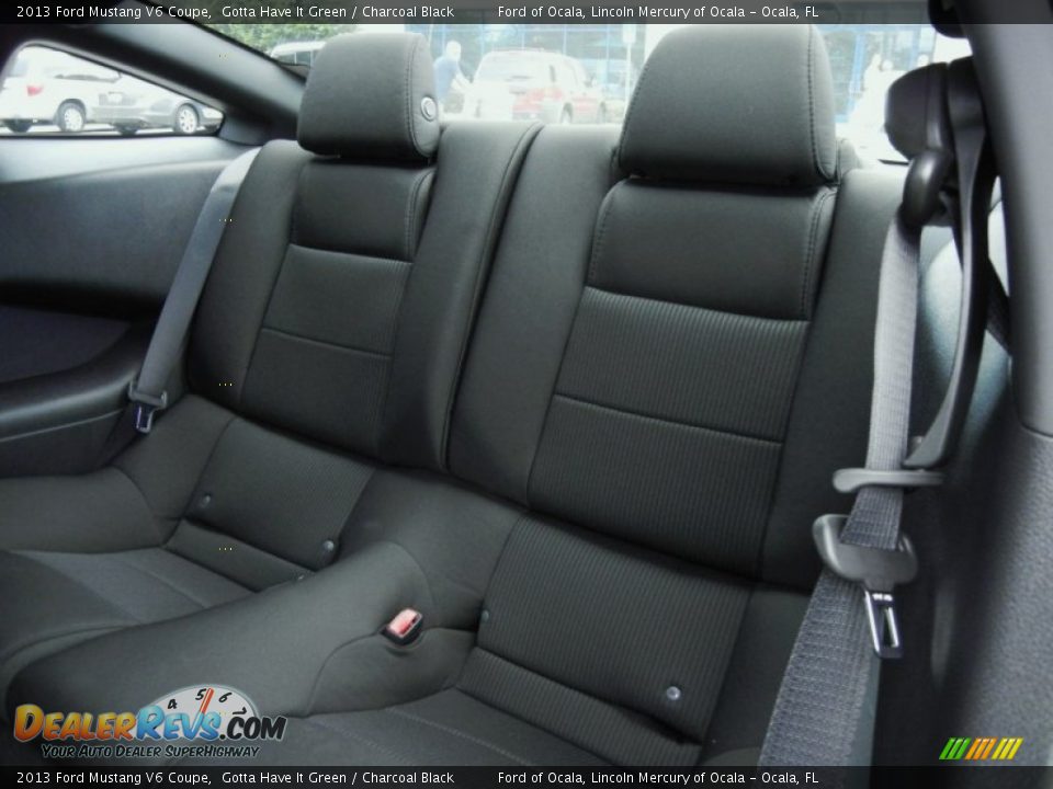 Rear Seat of 2013 Ford Mustang V6 Coupe Photo #6