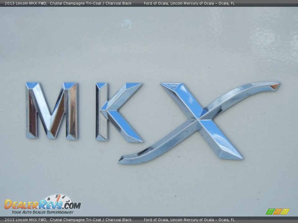 2013 Lincoln MKX FWD Crystal Champagne Tri-Coat / Charcoal Black Photo #4