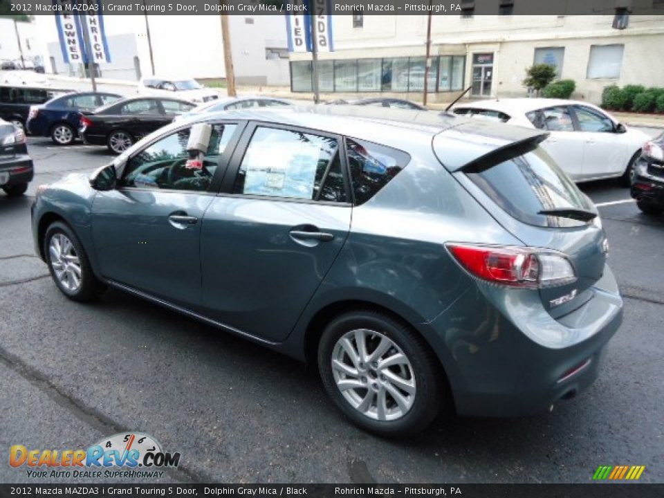 2012 Mazda MAZDA3 i Grand Touring 5 Door Dolphin Gray Mica / Black Photo #3