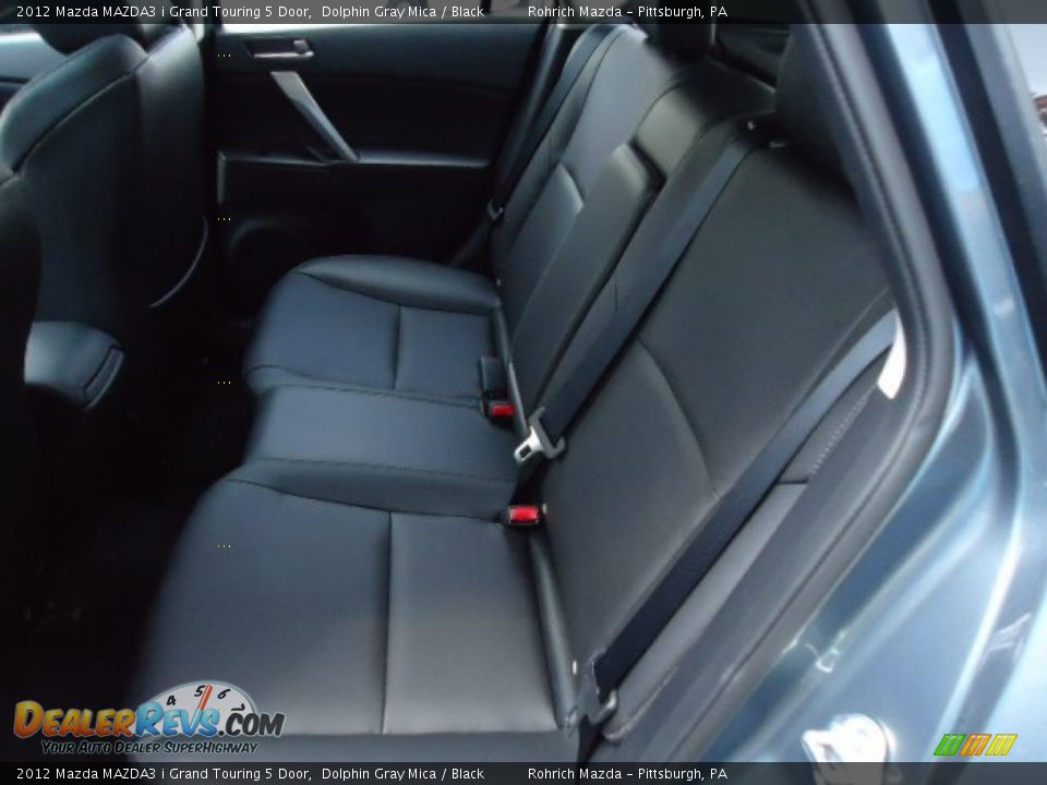2012 Mazda MAZDA3 i Grand Touring 5 Door Dolphin Gray Mica / Black Photo #11