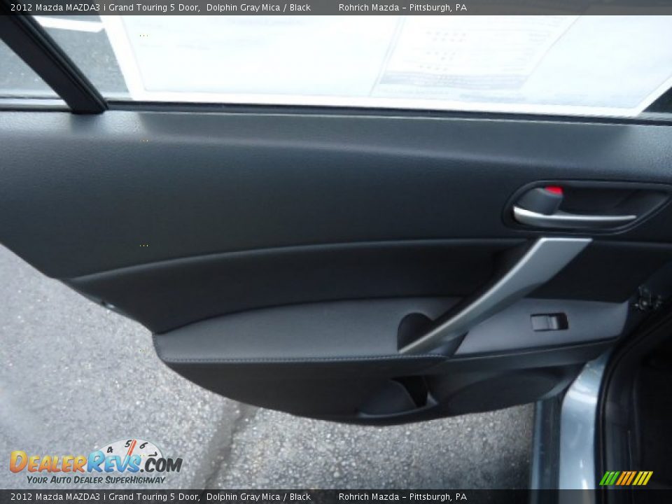 2012 Mazda MAZDA3 i Grand Touring 5 Door Dolphin Gray Mica / Black Photo #13