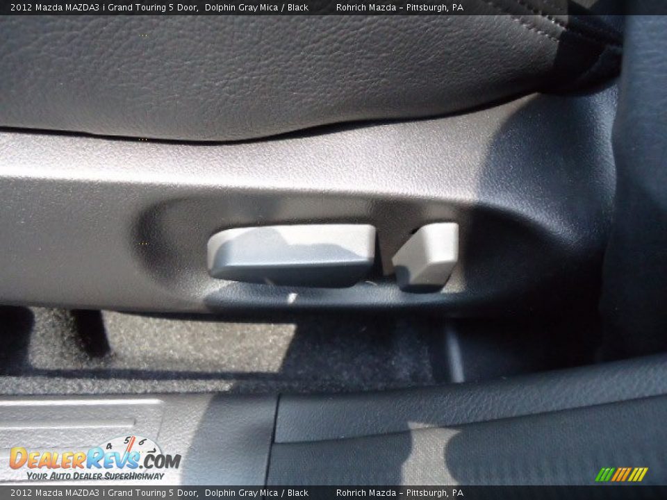 2012 Mazda MAZDA3 i Grand Touring 5 Door Dolphin Gray Mica / Black Photo #15