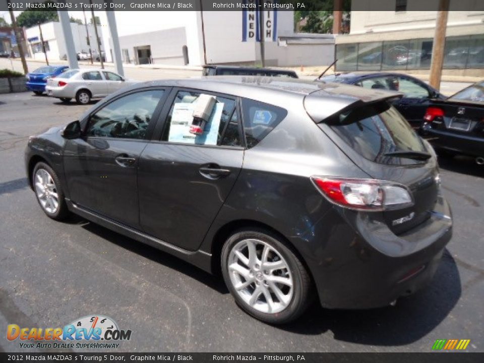 2012 Mazda MAZDA3 s Touring 5 Door Graphite Mica / Black Photo #3