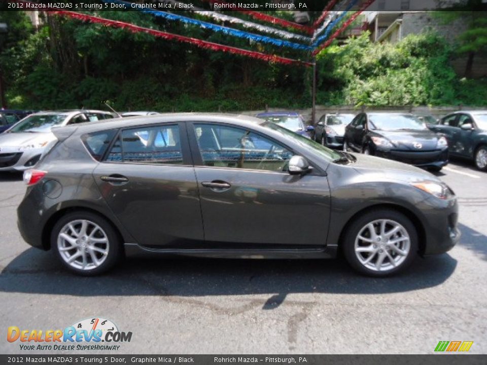 2012 Mazda MAZDA3 s Touring 5 Door Graphite Mica / Black Photo #6