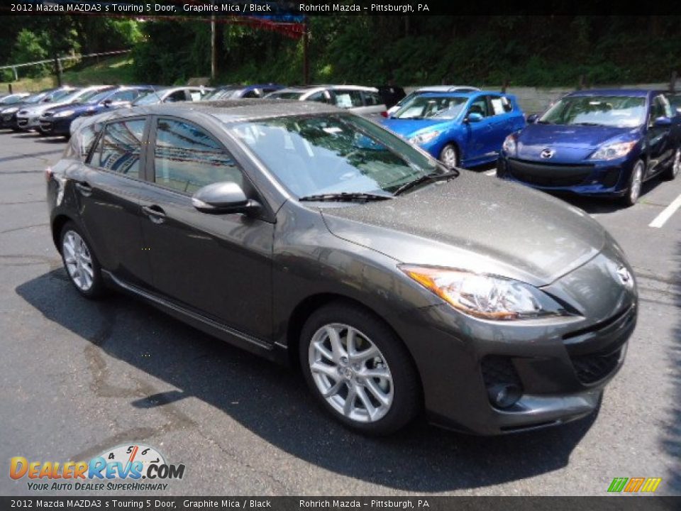 2012 Mazda MAZDA3 s Touring 5 Door Graphite Mica / Black Photo #7