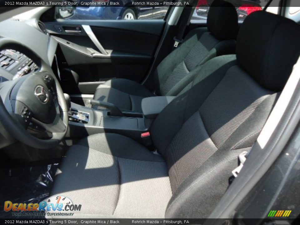 2012 Mazda MAZDA3 s Touring 5 Door Graphite Mica / Black Photo #10