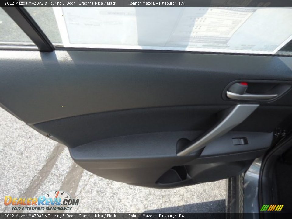 2012 Mazda MAZDA3 s Touring 5 Door Graphite Mica / Black Photo #13