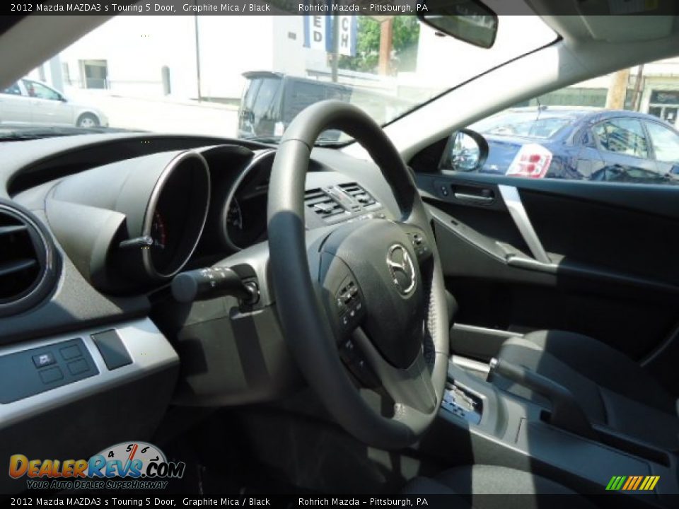 2012 Mazda MAZDA3 s Touring 5 Door Graphite Mica / Black Photo #16