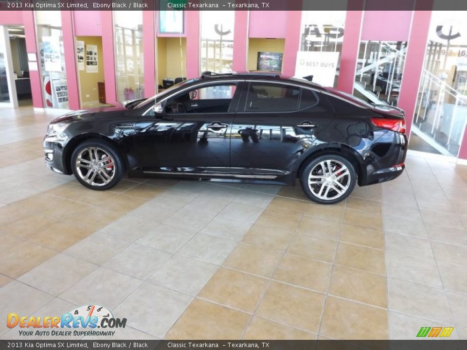 Ebony Black 2013 Kia Optima SX Limited Photo #2