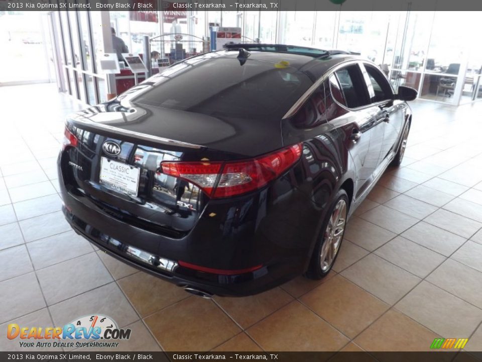 2013 Kia Optima SX Limited Ebony Black / Black Photo #5