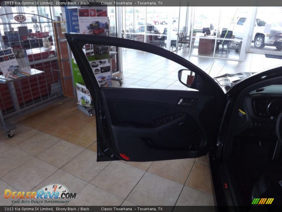 2013 Kia Optima SX Limited Ebony Black / Black Photo #14