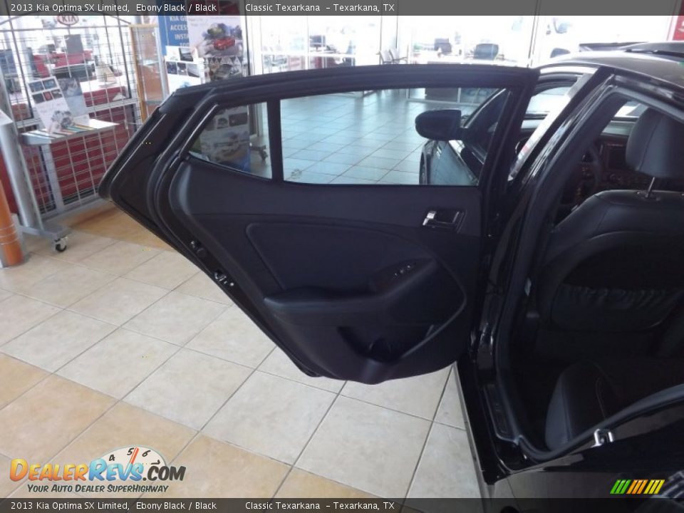 2013 Kia Optima SX Limited Ebony Black / Black Photo #16