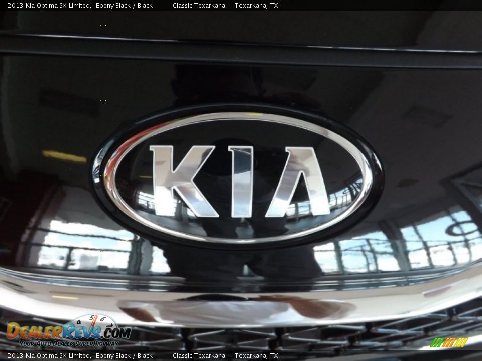 2013 Kia Optima SX Limited Ebony Black / Black Photo #22