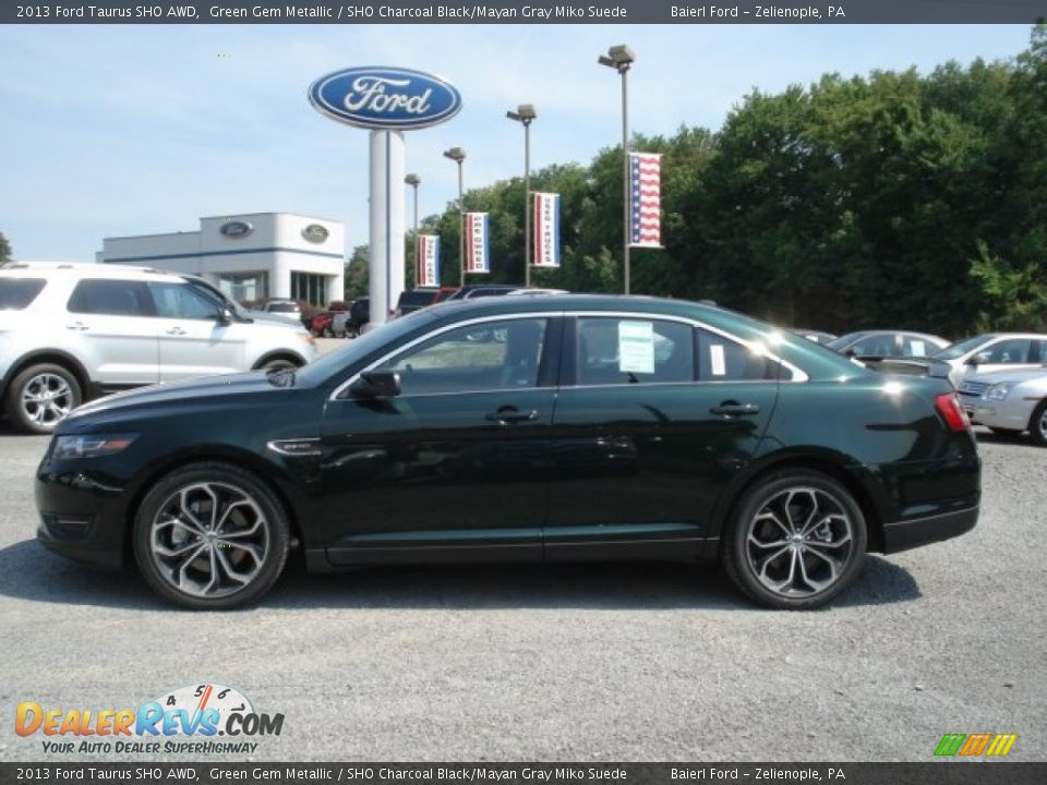 Green Gem Metallic 2013 Ford Taurus SHO AWD Photo #5