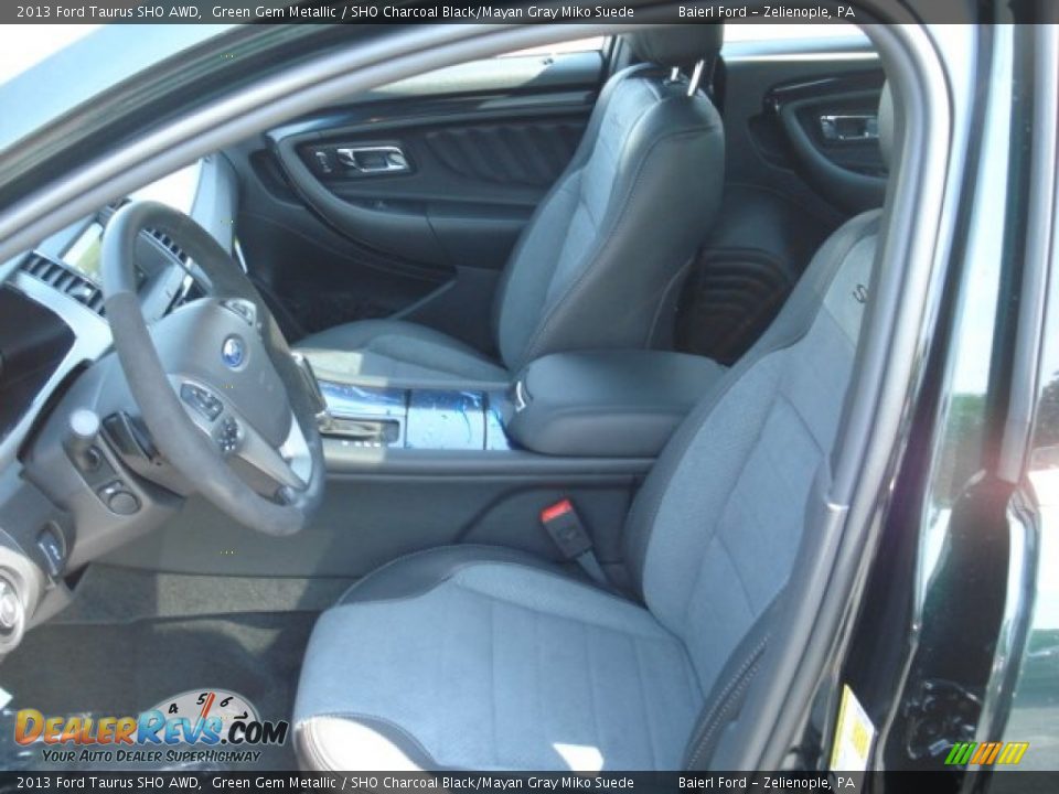 Front Seat of 2013 Ford Taurus SHO AWD Photo #11