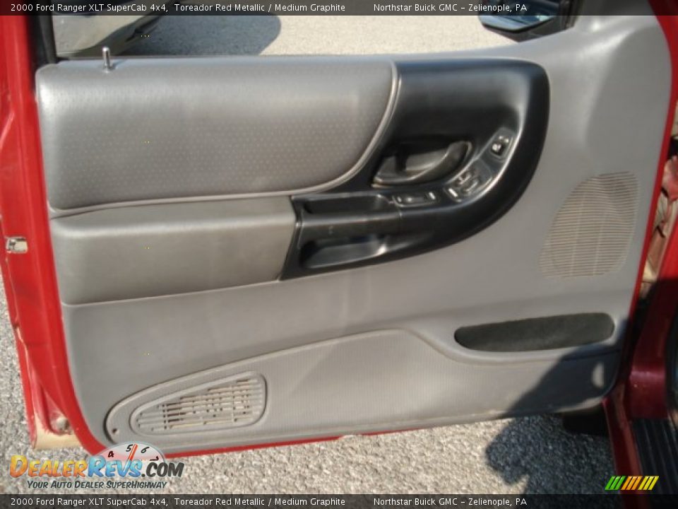 2000 Ford Ranger XLT SuperCab 4x4 Toreador Red Metallic / Medium Graphite Photo #10