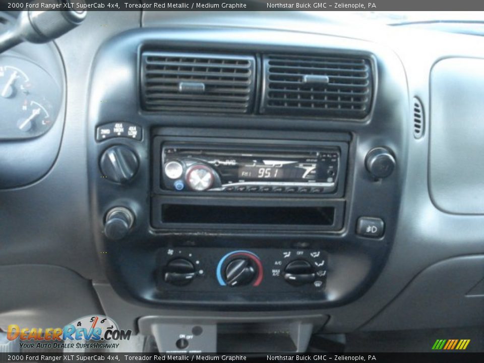 2000 Ford Ranger XLT SuperCab 4x4 Toreador Red Metallic / Medium Graphite Photo #12