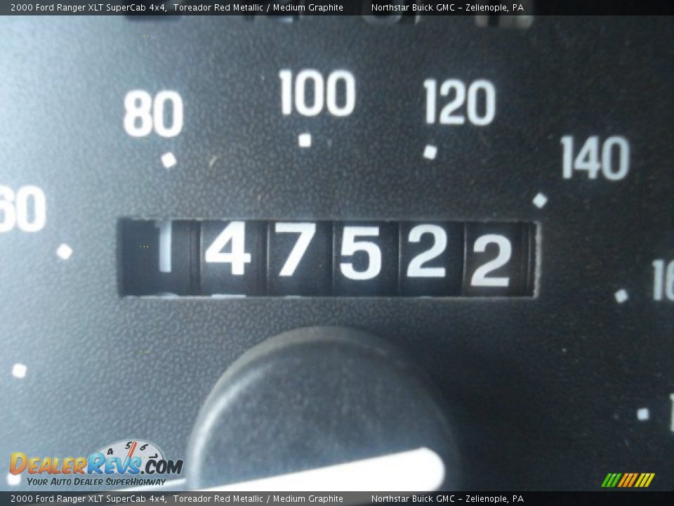 2000 Ford Ranger XLT SuperCab 4x4 Toreador Red Metallic / Medium Graphite Photo #14
