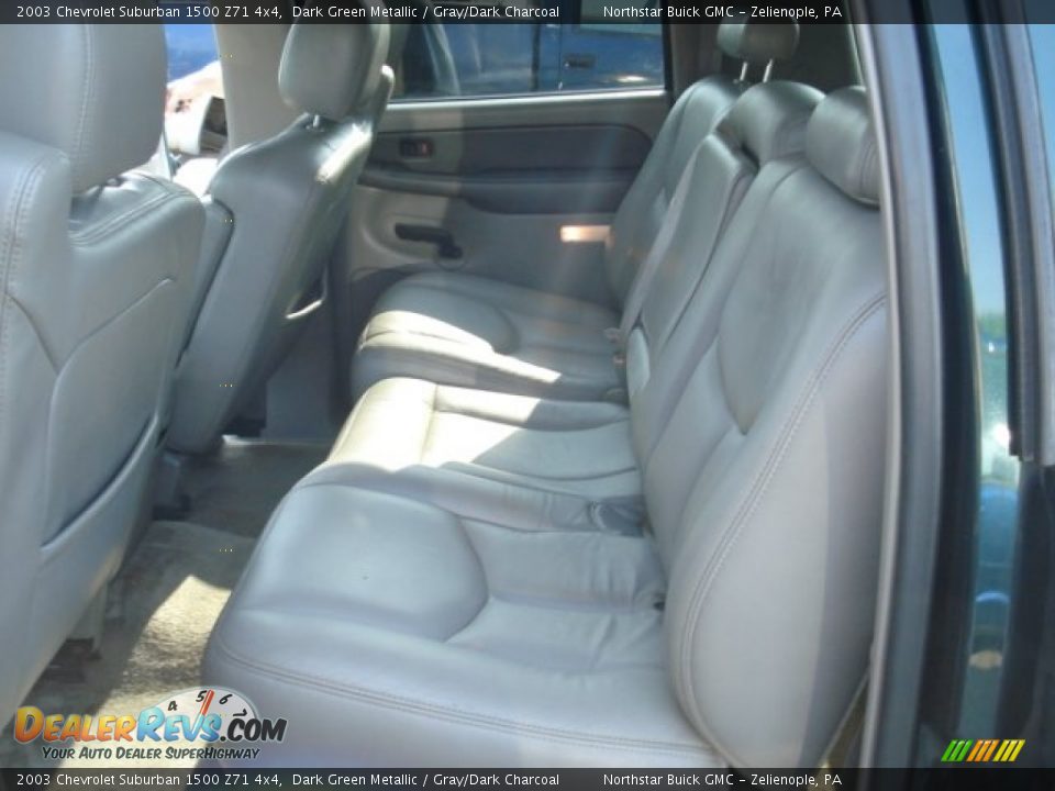 2003 Chevrolet Suburban 1500 Z71 4x4 Dark Green Metallic / Gray/Dark Charcoal Photo #10
