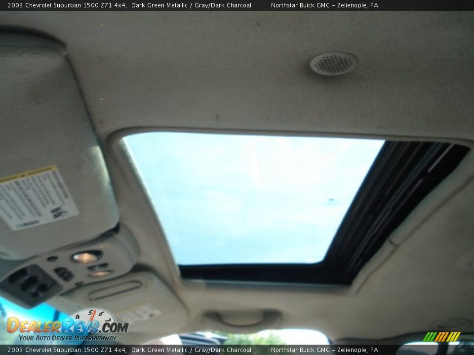 2003 Chevrolet Suburban 1500 Z71 4x4 Dark Green Metallic / Gray/Dark Charcoal Photo #11