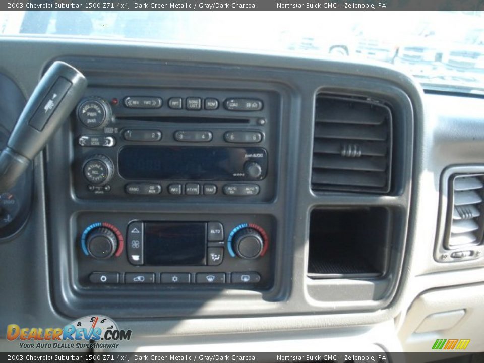2003 Chevrolet Suburban 1500 Z71 4x4 Dark Green Metallic / Gray/Dark Charcoal Photo #12