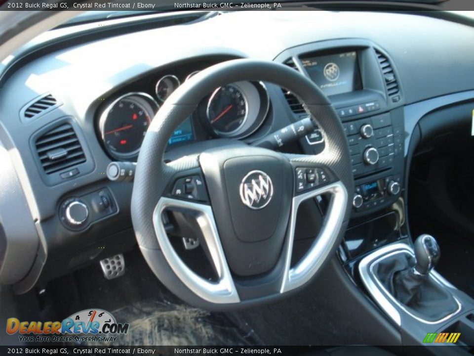 2012 Buick Regal GS Steering Wheel Photo #10