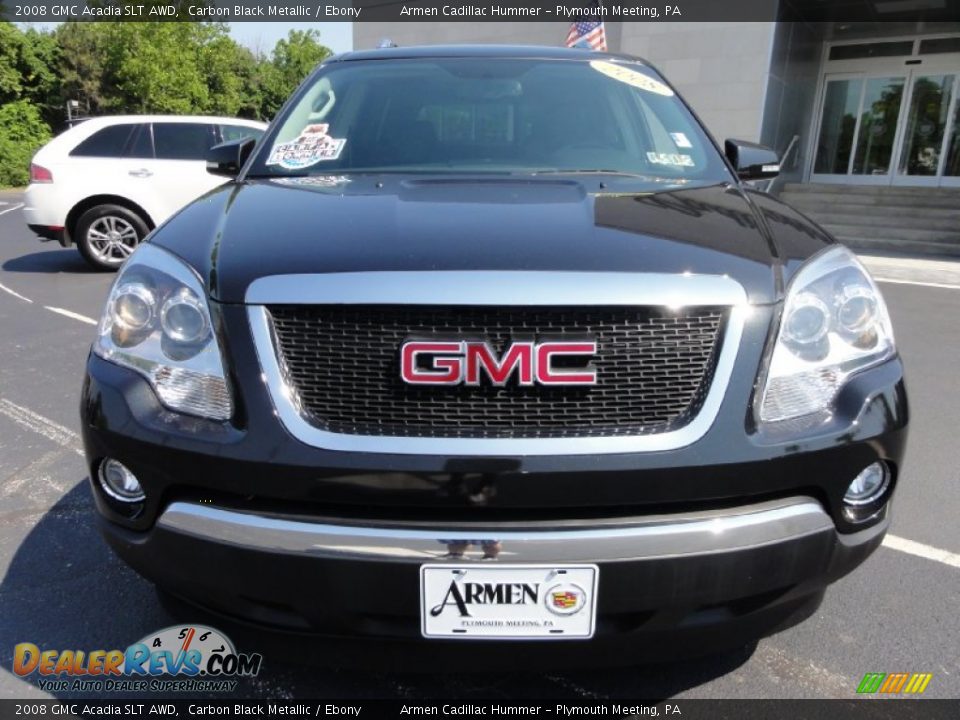 2008 GMC Acadia SLT AWD Carbon Black Metallic / Ebony Photo #4