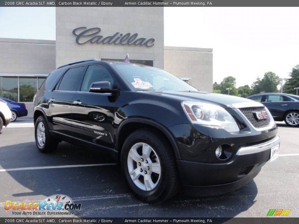 2008 Gmc acadia slt black #4