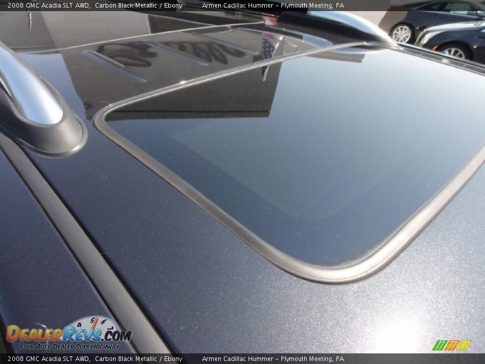 2008 GMC Acadia SLT AWD Carbon Black Metallic / Ebony Photo #22