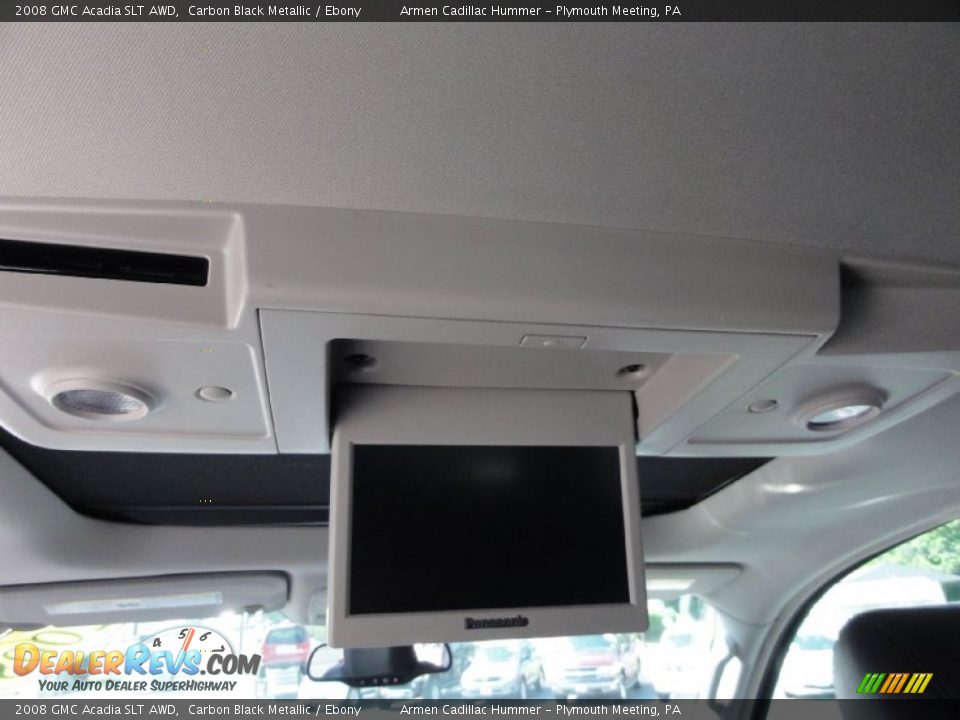 2008 GMC Acadia SLT AWD Carbon Black Metallic / Ebony Photo #28