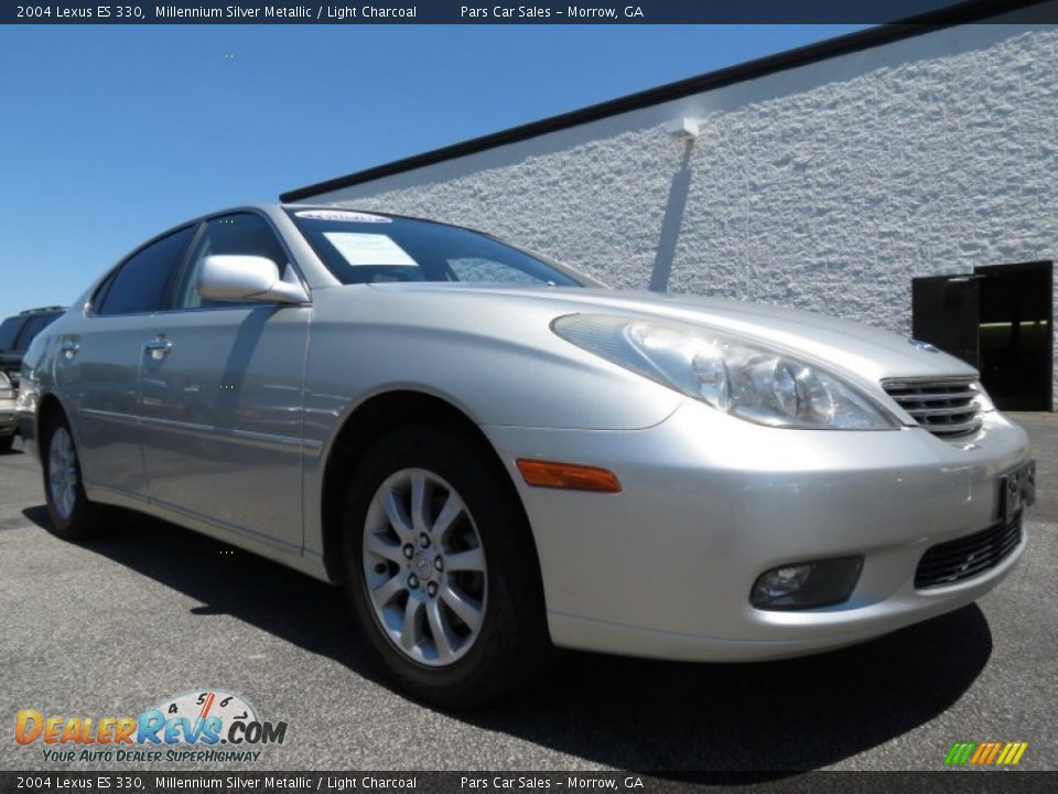 2004 Lexus ES 330 Millennium Silver Metallic / Light Charcoal Photo #4