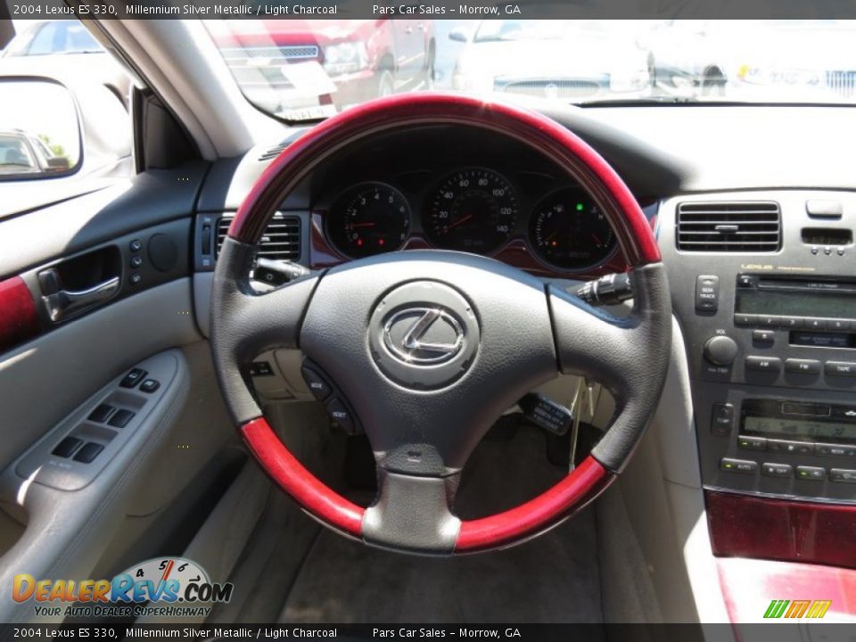 2004 Lexus ES 330 Millennium Silver Metallic / Light Charcoal Photo #14