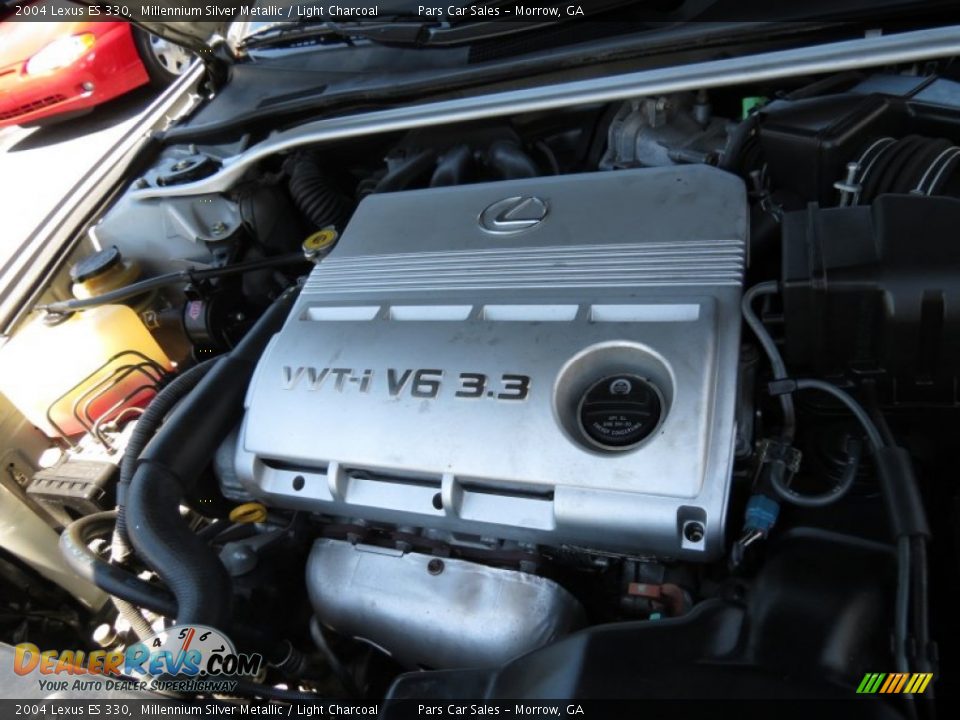 2004 Lexus ES 330 Millennium Silver Metallic / Light Charcoal Photo #15