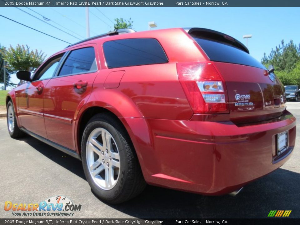 2005 Dodge Magnum R/T Inferno Red Crystal Pearl / Dark Slate Gray/Light Graystone Photo #2