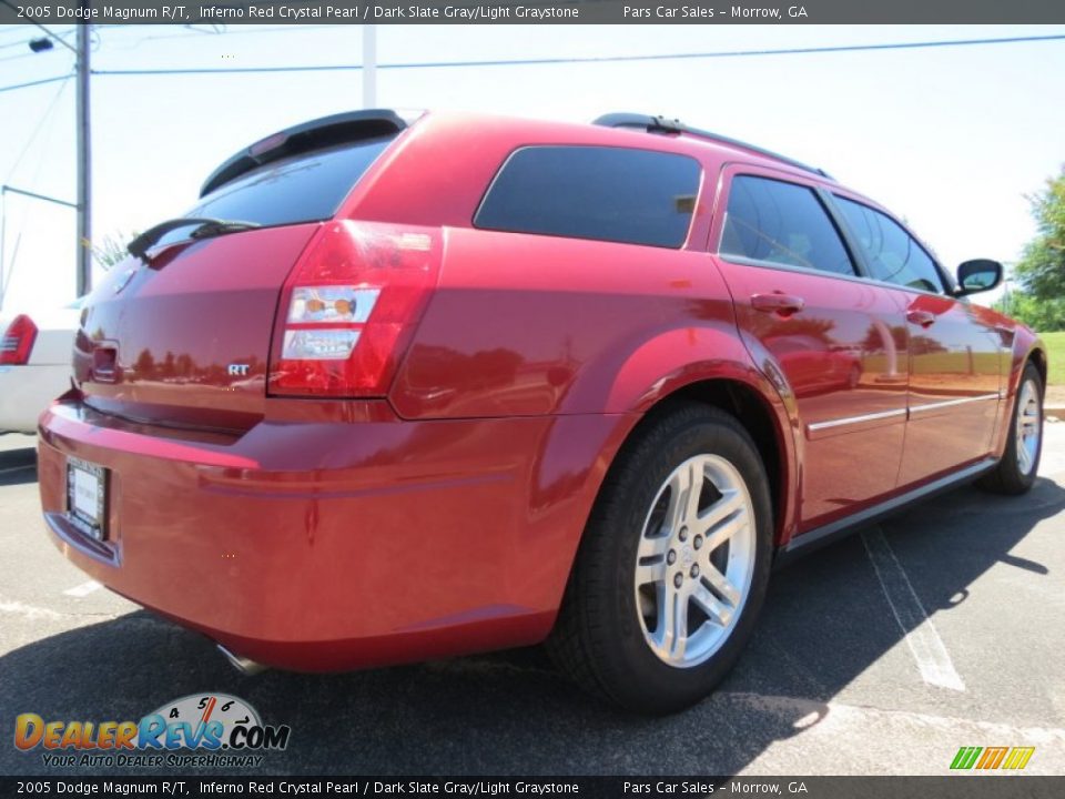 2005 Dodge Magnum R/T Inferno Red Crystal Pearl / Dark Slate Gray/Light Graystone Photo #3