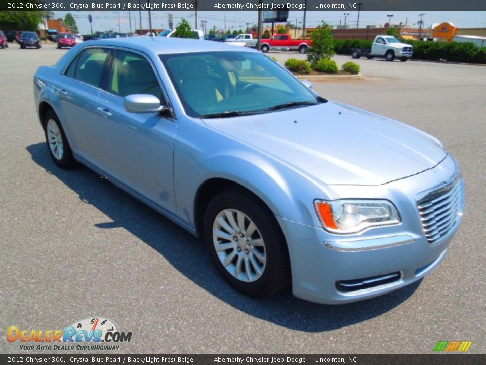 2012 Chrysler 300 Crystal Blue Pearl / Black/Light Frost Beige Photo #2