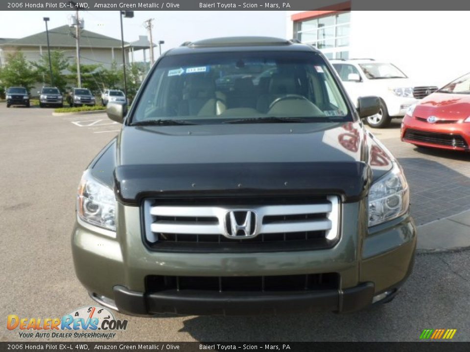 2006 Honda Pilot EX-L 4WD Amazon Green Metallic / Olive Photo #2