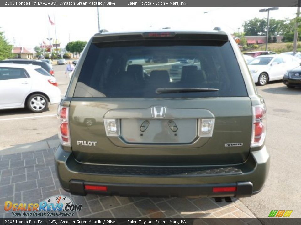 2006 Honda Pilot EX-L 4WD Amazon Green Metallic / Olive Photo #6