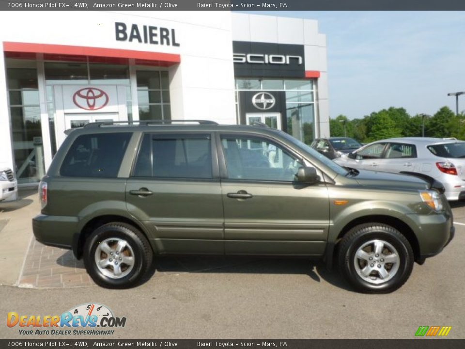 2006 Honda Pilot EX-L 4WD Amazon Green Metallic / Olive Photo #8