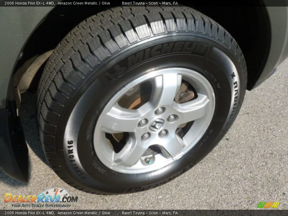 2006 Honda Pilot EX-L 4WD Amazon Green Metallic / Olive Photo #9