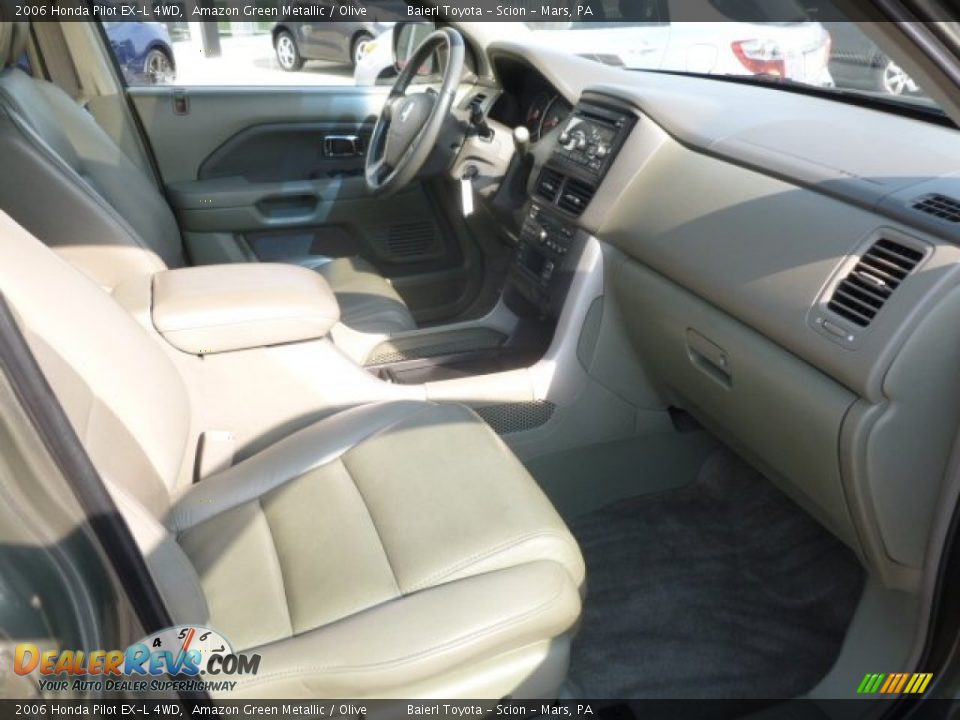 2006 Honda Pilot EX-L 4WD Amazon Green Metallic / Olive Photo #10