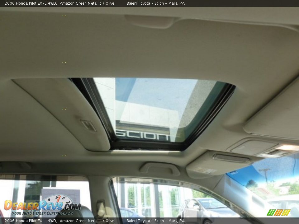 2006 Honda Pilot EX-L 4WD Amazon Green Metallic / Olive Photo #11